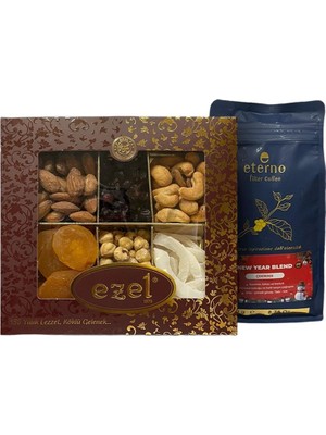 Eterno New Year Blend Filtre Kahve Çekirdeği 250G & Premium Kuruyemiş Seti