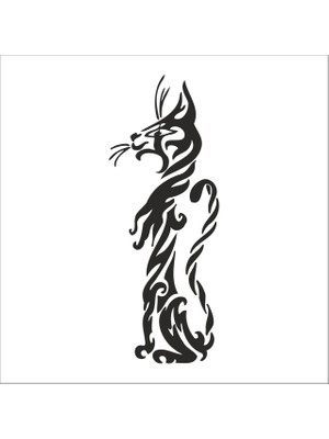 Technopa KEDİ FOLYO STİCKER - 40cm Uzunluk