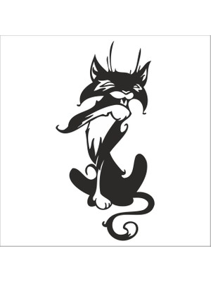 Technopa KEDİ FOLYO STİCKER - 160cm Uzunluk