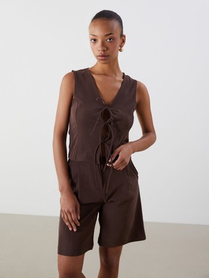 Lc Waikiki Yeni Sezon V Yaka Kadın Yelek