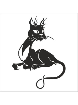 Technopa KEDİ FOLYO STİCKER - 40cm Uzunluk