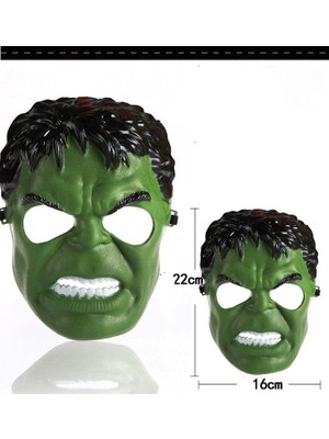 Skygo Yeşil Renk Süper Kahraman Dev Adam Hulk Maskesi