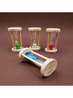 Skygo 3 Dakikalık Ahşap Kum Saati