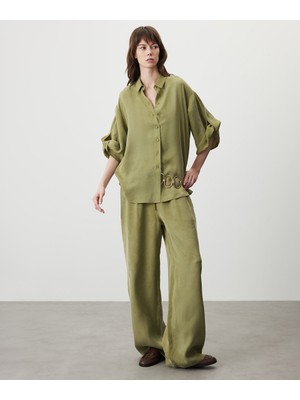 Miss İpekyol Elastik bel wide leg pantolon IS1260003087070