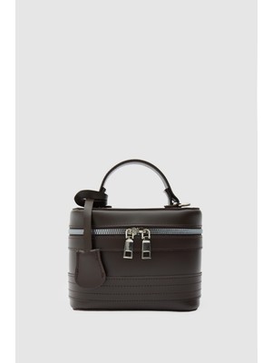 Shule Bags Montana Square Çapraz Çanta Acı Kahve