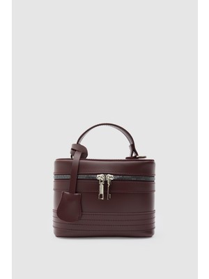 Shule Bags Montana Square Çapraz Çanta Bordo