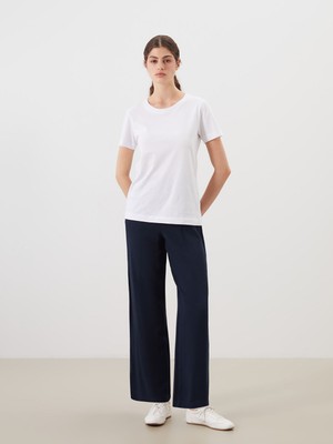 Lc Waikiki Yeni Sezon Beli Lastikli Geniş Paça Kadın Pantolon