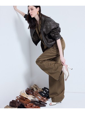 İpekyol Ince Kuşaklı Wide Leg Pantolon IS1260003138177