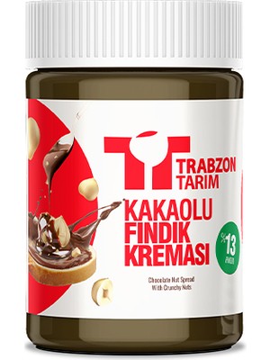 Trabzon Tarım Kakaolu Fındık Kreması (%13 Fındık)  320G
