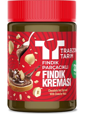 Trabzon Tarım Fındık Parçacıklı Fındık Kreması (%33 Fındık)  320G