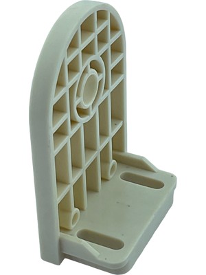 MorPerde Geniş Kasa Yuvarlak Delikli Ayak Krem