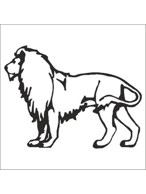 Technopa ASLAN FOLYO STİCKER - 40cm Uzunluk