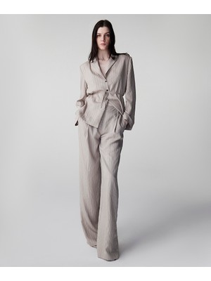 İpekyol Çizgi Jakarlı Pantolon IS1260003155003