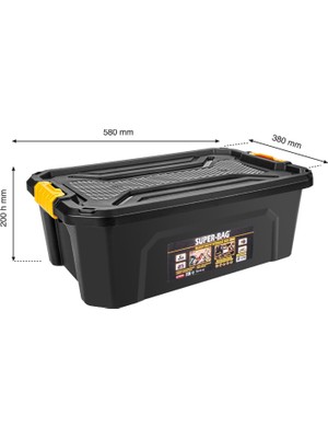 Super-Bag Saklama Kutusu 30 Lt ASR-4036
