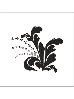 Technopa AĞAÇ VE GÜL RESİMLERİ FOLYO STİCKER - 200cm Uzunluk