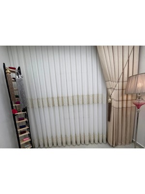 Nivemes Home Nivemeshome Lumina 7194 V2 1/3 Pileli Bambu Tül Perde