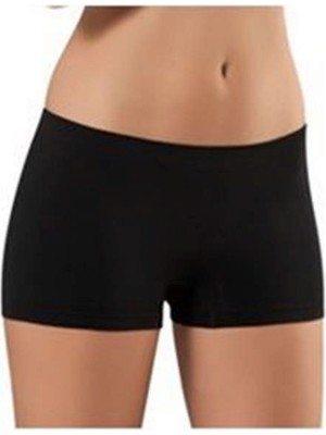 Sistina Storozde Siyah Dikişsiz Kadın Boxer Korse - 700 - Beden M