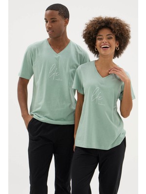 Kly Sevgililer Günü Valentine's Day Yeni Sezon Konsept Kadın Erkek 2 Li Pijama Takımı Çiftlere Özel