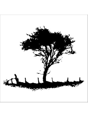 Technopa AĞAÇ VE GÜL RESİMLERİ FOLYO STİCKER DERSTV233 - 80cm Uzunluk