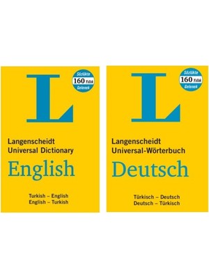 Sahra Altın Kitaplar Langenscheidt Ingilizce Türkçe ve Almanca Türkçe Sözlük Cep Sözlüğü 2 Li