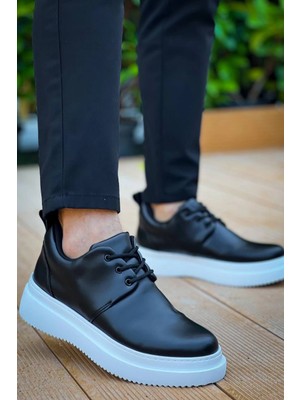 Zengezur Mall Storozde Kb-X3  Kuback Siyah Cilt  Bağcıklı  Günlük Erkek  Ayakkabı (Numara: 42)