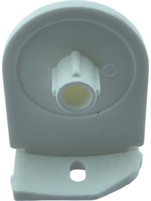 MorPerde - Stor Perde Dar Kasa Kare Pimli Orta Birleştirme Beyaz Plastik Ayak