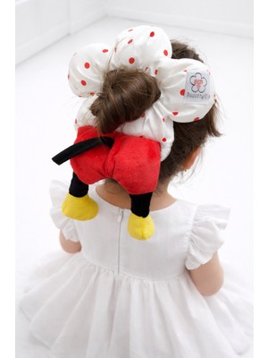 Minnie Ayaklı Peluş Lastik Toka