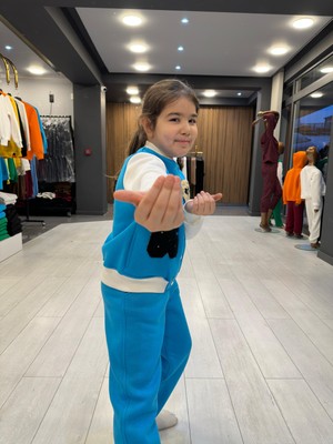 Üç Iplik Pamuk Şardonlu Kolej Takım Unisex