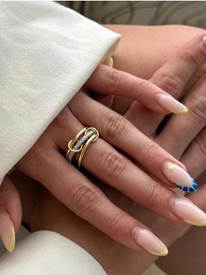 Çelik 3'lü Spinelli Yüzük