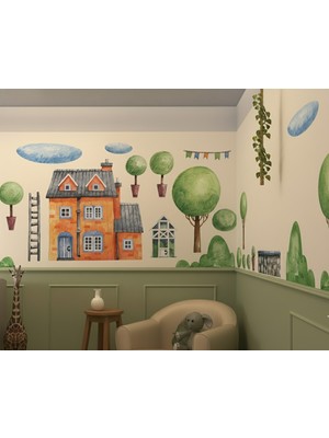 Sensei Sticker 3D Çocuk Odası Sticker - Duvar Sticker - Parlak Renkler - Kolay Uygulama