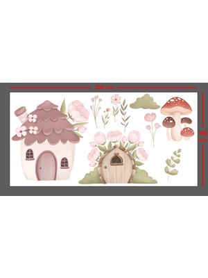 Sensei Sticker 3D Çocuk Odası Sticker - Duvar Sticker - Parlak Renkler - Kolay Uygulama