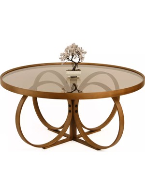 Levent Mobilya ve Aksesuar Kyoto Orta Sehpa Camlı