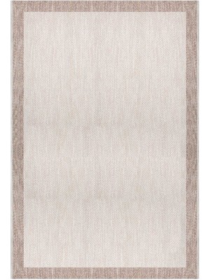 Valery Home Loom Yeni Nesil Çerçeveli Sisal Yumuşak Dokuma Mutfak Koridor Kilim Kaymaz Pamuk Taban Bordürlü Halı