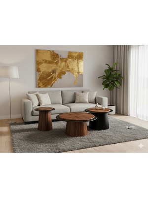 Levent Mobilya ve Aksesuar Varel Orta Sehpa