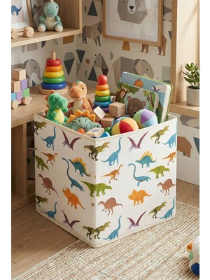 Luxway Home Ejderha Kapaksız Dolap Içi Çamaşır Oyuncak Düzenleyici Katlanır Saklama Kutusu 30X30X30