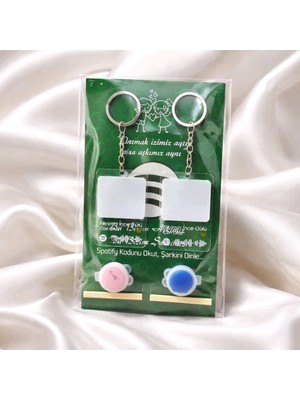 Generic Kalp Parmak Izi Anahtarlık