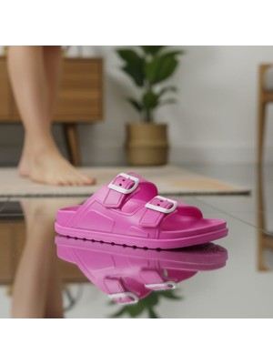 Feelup Kadın Günlük Havuz Bahçe Terlik Kaydımaz Rahat Giyim