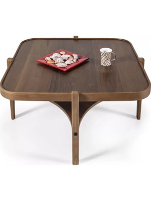 Levent Mobilya ve Aksesuar Vixen Orta Sehpa Camlı Çap 90CM