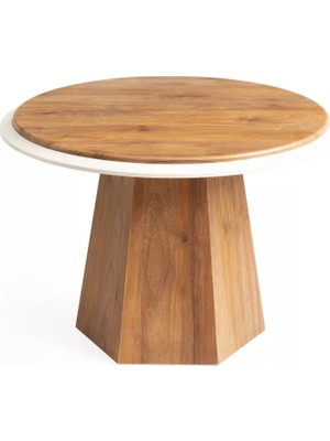 Levent Mobilya ve Aksesuar Prizma Ece Orta Sehpa, Ceviz