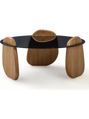 Levent Mobilya ve Aksesuar Marki Orta Sehpa, Meşe