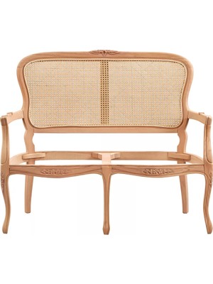 Levent Mobilya ve Aksesuar Hasırlı Etek Oymalı Çay Takımı