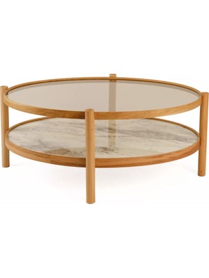 Levent Mobilya ve Aksesuar Titan Orta Sehpa Camlı