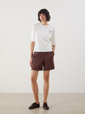 Lc Waikiki Yeni Sezon Beli Lastikli Kadın Şort