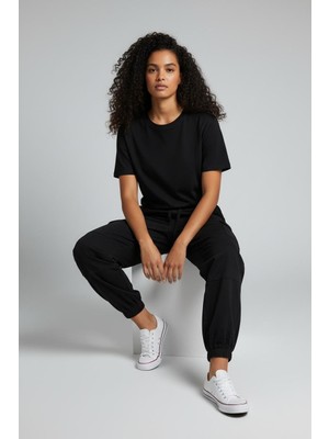 STG Erkek Jogger Kargo Pantolon Lastikli Bel Bağcıklı Cep Detaylı Slim Fit Günlük