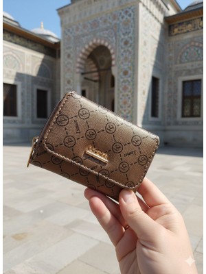 Lioner Bayan Kapaklı Cüzdan Küçük Boy - Suni Deri