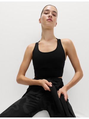 Marks & Spencer Go Train Crop Spor Üst