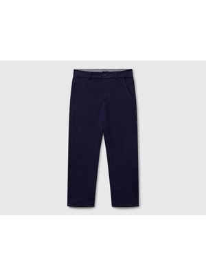 Benetton Erkek Çocuk Lacivert Pantolon 3F1YCF05A