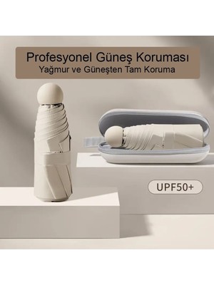 Normadia Şık ve Dayanıklı Özel Kılıflı Kapsül Şemsiye, Pratik ve Kompakt Tasarım