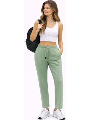 Rapapa Kadın Yeşili Rahat Kesim Eşofman Altı –1767