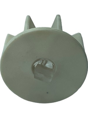 MorPerde 45'lik Motorlu Dikdörtgen Pimli Krem Boru Sonu Tıpası